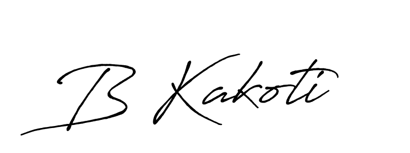 It looks lik you need a new signature style for name B Kakoti. Design unique handwritten (Antro_Vectra_Bolder) signature with our free signature maker in just a few clicks. B Kakoti signature style 7 images and pictures png