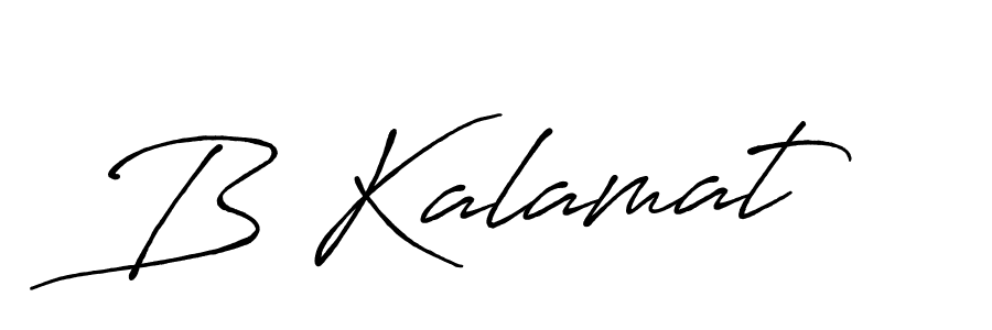 Make a beautiful signature design for name B Kalamat. With this signature (Antro_Vectra_Bolder) style, you can create a handwritten signature for free. B Kalamat signature style 7 images and pictures png