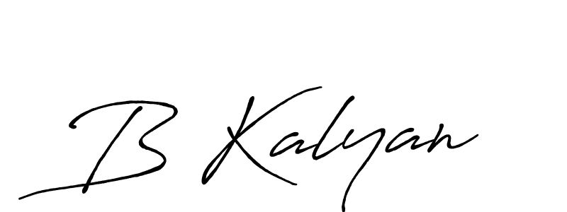 Make a beautiful signature design for name B Kalyan. Use this online signature maker to create a handwritten signature for free. B Kalyan signature style 7 images and pictures png