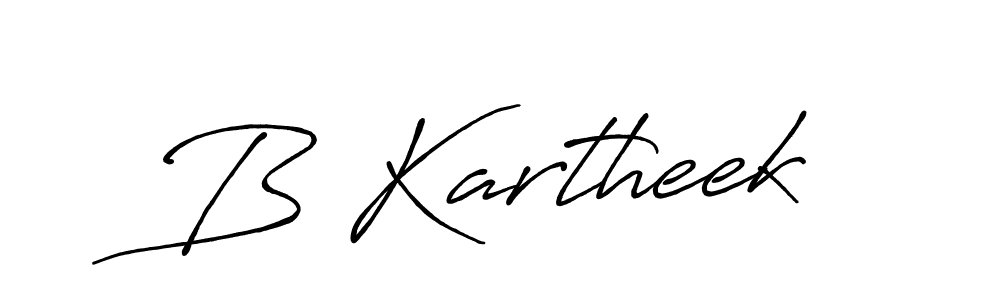 It looks lik you need a new signature style for name B Kartheek. Design unique handwritten (Antro_Vectra_Bolder) signature with our free signature maker in just a few clicks. B Kartheek signature style 7 images and pictures png