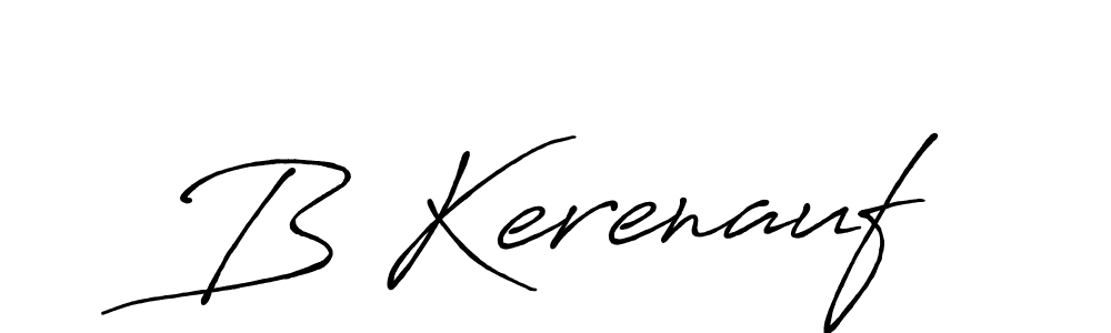 Best and Professional Signature Style for B Kerenauf. Antro_Vectra_Bolder Best Signature Style Collection. B Kerenauf signature style 7 images and pictures png
