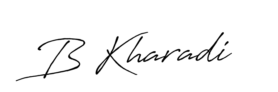 Also You can easily find your signature by using the search form. We will create B Kharadi name handwritten signature images for you free of cost using Antro_Vectra_Bolder sign style. B Kharadi signature style 7 images and pictures png