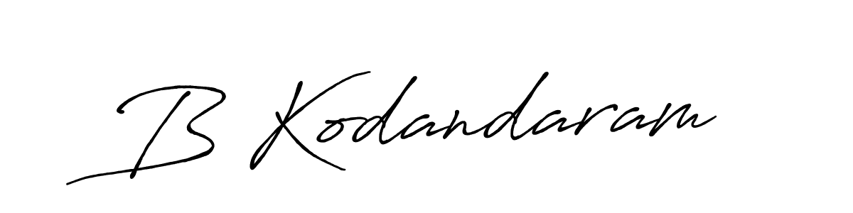 Once you've used our free online signature maker to create your best signature Antro_Vectra_Bolder style, it's time to enjoy all of the benefits that B Kodandaram name signing documents. B Kodandaram signature style 7 images and pictures png