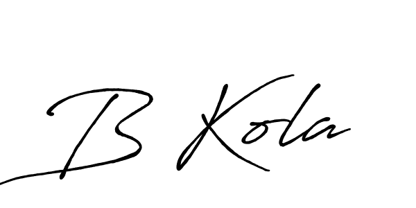 It looks lik you need a new signature style for name B Kola. Design unique handwritten (Antro_Vectra_Bolder) signature with our free signature maker in just a few clicks. B Kola signature style 7 images and pictures png