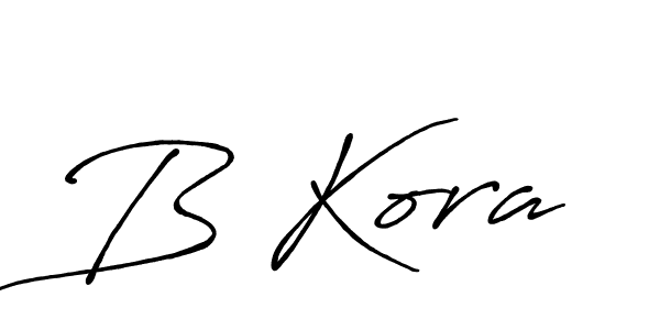 You can use this online signature creator to create a handwritten signature for the name B Kora. This is the best online autograph maker. B Kora signature style 7 images and pictures png