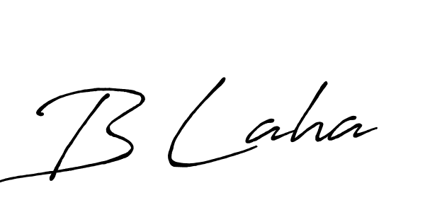 Best and Professional Signature Style for B Laha. Antro_Vectra_Bolder Best Signature Style Collection. B Laha signature style 7 images and pictures png