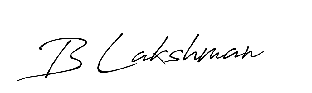 Best and Professional Signature Style for B Lakshman. Antro_Vectra_Bolder Best Signature Style Collection. B Lakshman signature style 7 images and pictures png