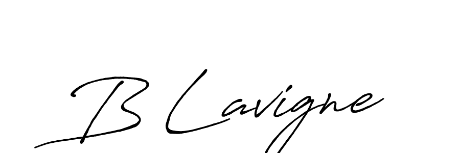 Also we have B Lavigne name is the best signature style. Create professional handwritten signature collection using Antro_Vectra_Bolder autograph style. B Lavigne signature style 7 images and pictures png