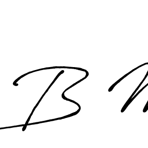 Also You can easily find your signature by using the search form. We will create B M name handwritten signature images for you free of cost using Antro_Vectra_Bolder sign style. B M signature style 7 images and pictures png