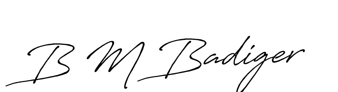 Make a beautiful signature design for name B M Badiger. Use this online signature maker to create a handwritten signature for free. B M Badiger signature style 7 images and pictures png