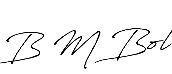 Antro_Vectra_Bolder is a professional signature style that is perfect for those who want to add a touch of class to their signature. It is also a great choice for those who want to make their signature more unique. Get B M Bol name to fancy signature for free. B M Bol signature style 7 images and pictures png