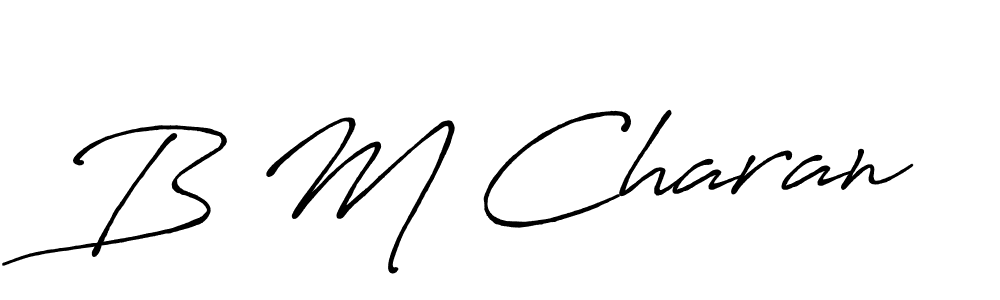It looks lik you need a new signature style for name B M Charan. Design unique handwritten (Antro_Vectra_Bolder) signature with our free signature maker in just a few clicks. B M Charan signature style 7 images and pictures png