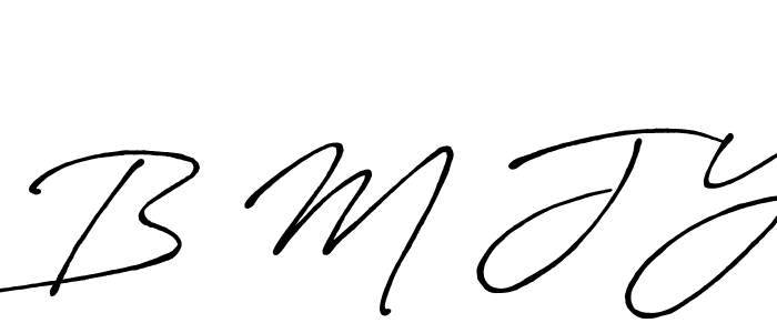 How to Draw B M J Y signature style? Antro_Vectra_Bolder is a latest design signature styles for name B M J Y. B M J Y signature style 7 images and pictures png