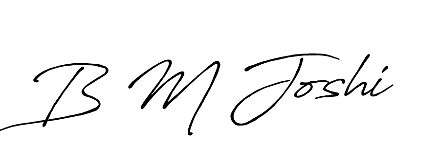 Make a beautiful signature design for name B M Joshi. Use this online signature maker to create a handwritten signature for free. B M Joshi signature style 7 images and pictures png