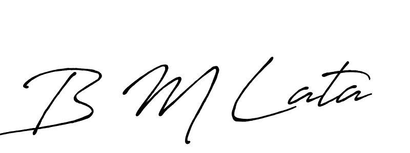 See photos of B M Lata official signature by Spectra . Check more albums & portfolios. Read reviews & check more about Antro_Vectra_Bolder font. B M Lata signature style 7 images and pictures png