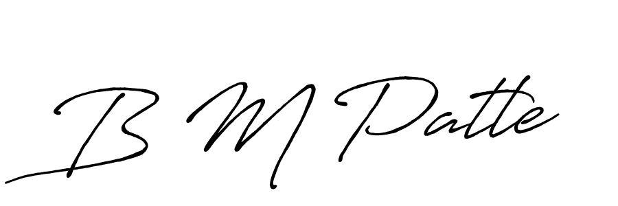 This is the best signature style for the B M Patle name. Also you like these signature font (Antro_Vectra_Bolder). Mix name signature. B M Patle signature style 7 images and pictures png
