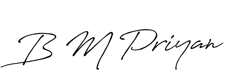 Best and Professional Signature Style for B M Priyan. Antro_Vectra_Bolder Best Signature Style Collection. B M Priyan signature style 7 images and pictures png