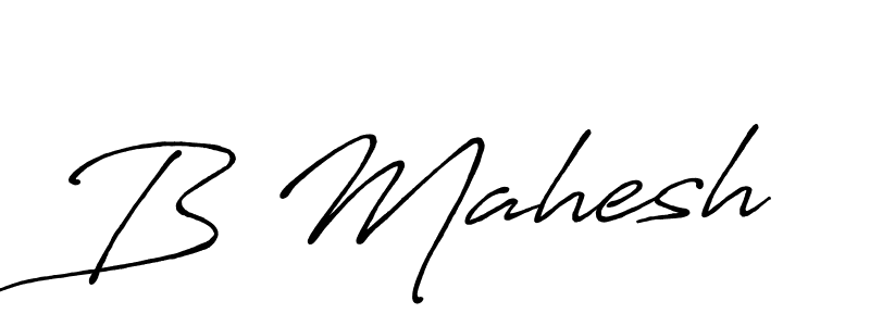 Also You can easily find your signature by using the search form. We will create B Mahesh name handwritten signature images for you free of cost using Antro_Vectra_Bolder sign style. B Mahesh signature style 7 images and pictures png