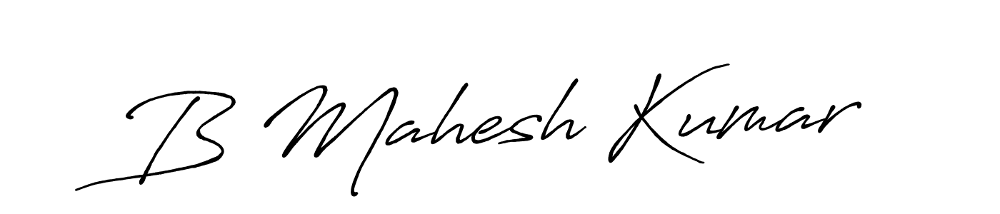 Once you've used our free online signature maker to create your best signature Antro_Vectra_Bolder style, it's time to enjoy all of the benefits that B Mahesh Kumar name signing documents. B Mahesh Kumar signature style 7 images and pictures png