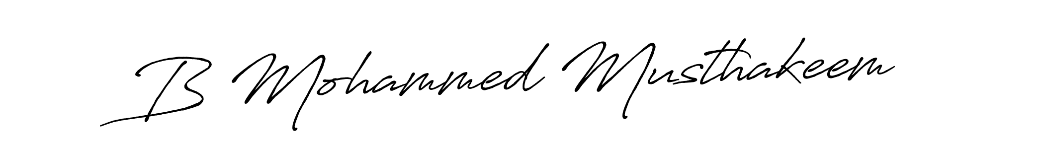This is the best signature style for the B Mohammed Musthakeem name. Also you like these signature font (Antro_Vectra_Bolder). Mix name signature. B Mohammed Musthakeem signature style 7 images and pictures png