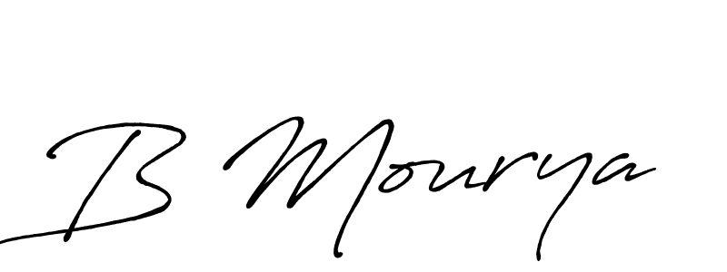 This is the best signature style for the B Mourya name. Also you like these signature font (Antro_Vectra_Bolder). Mix name signature. B Mourya signature style 7 images and pictures png