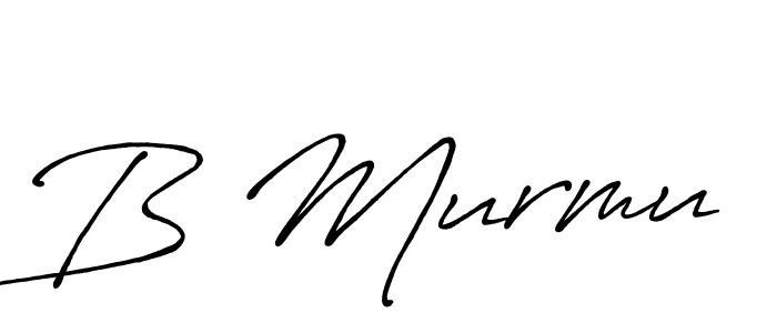 Similarly Antro_Vectra_Bolder is the best handwritten signature design. Signature creator online .You can use it as an online autograph creator for name B Murmu. B Murmu signature style 7 images and pictures png