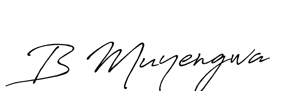 Antro_Vectra_Bolder is a professional signature style that is perfect for those who want to add a touch of class to their signature. It is also a great choice for those who want to make their signature more unique. Get B Muyengwa name to fancy signature for free. B Muyengwa signature style 7 images and pictures png