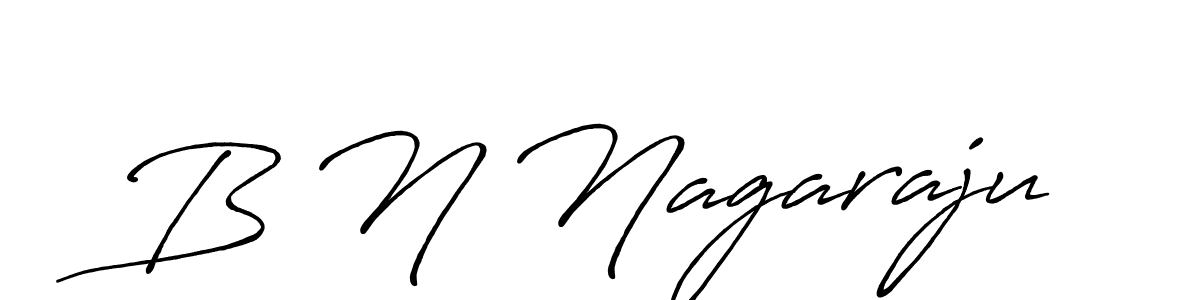 B N Nagaraju stylish signature style. Best Handwritten Sign (Antro_Vectra_Bolder) for my name. Handwritten Signature Collection Ideas for my name B N Nagaraju. B N Nagaraju signature style 7 images and pictures png