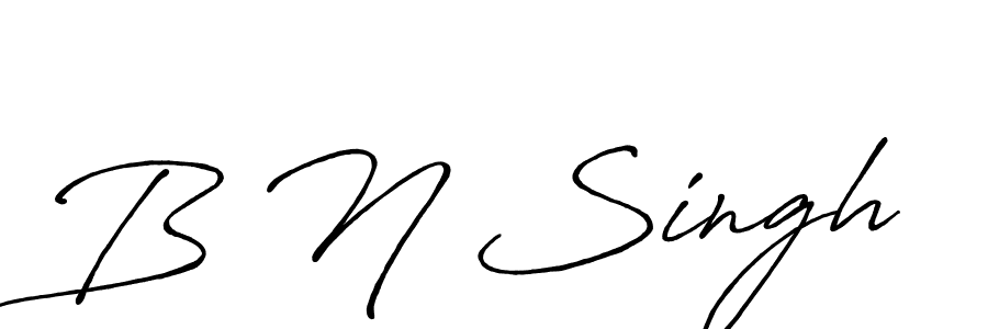 Make a beautiful signature design for name B N Singh. Use this online signature maker to create a handwritten signature for free. B N Singh signature style 7 images and pictures png