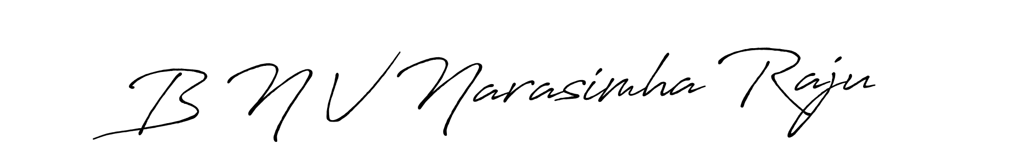 The best way (Antro_Vectra_Bolder) to make a short signature is to pick only two or three words in your name. The name B N V Narasimha Raju include a total of six letters. For converting this name. B N V Narasimha Raju signature style 7 images and pictures png