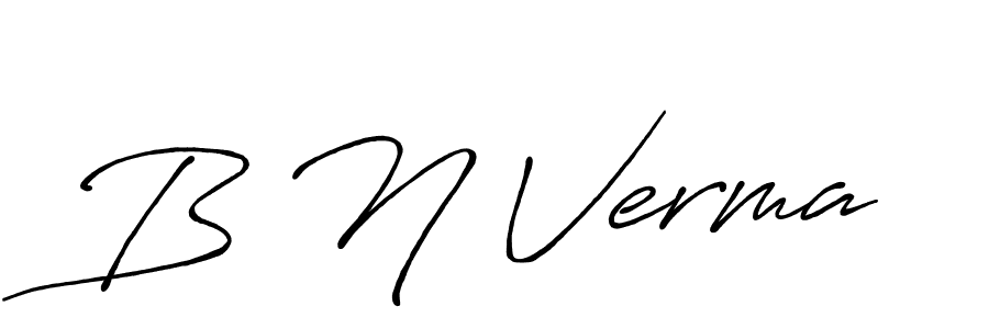 Also You can easily find your signature by using the search form. We will create B N Verma name handwritten signature images for you free of cost using Antro_Vectra_Bolder sign style. B N Verma signature style 7 images and pictures png