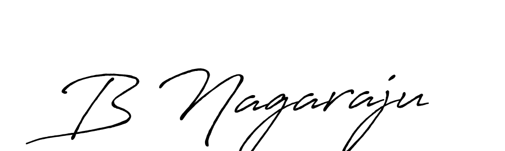 Use a signature maker to create a handwritten signature online. With this signature software, you can design (Antro_Vectra_Bolder) your own signature for name B Nagaraju. B Nagaraju signature style 7 images and pictures png