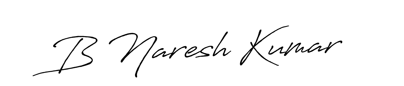 How to make B Naresh Kumar signature? Antro_Vectra_Bolder is a professional autograph style. Create handwritten signature for B Naresh Kumar name. B Naresh Kumar signature style 7 images and pictures png
