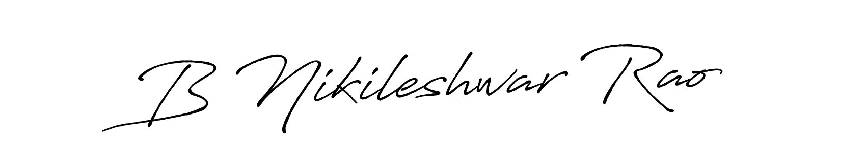 Similarly Antro_Vectra_Bolder is the best handwritten signature design. Signature creator online .You can use it as an online autograph creator for name B Nikileshwar Rao. B Nikileshwar Rao signature style 7 images and pictures png