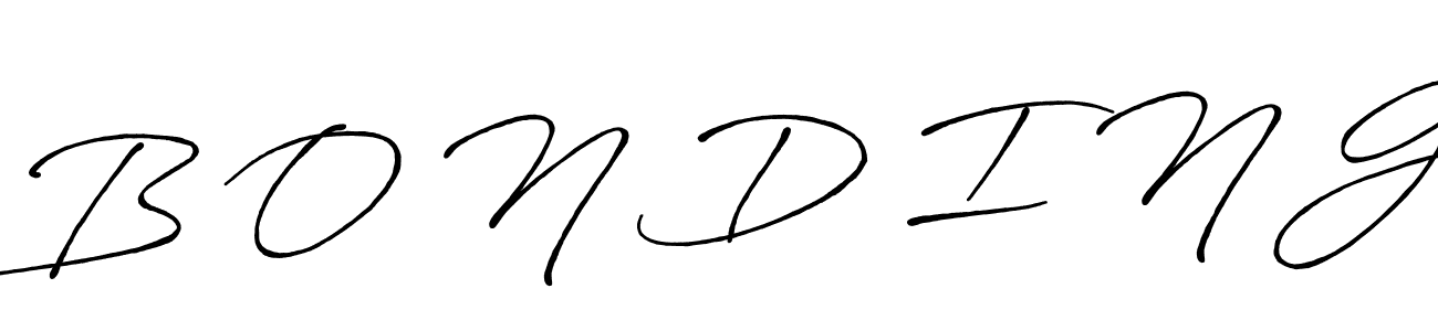 It looks lik you need a new signature style for name B O N D I N G. Design unique handwritten (Antro_Vectra_Bolder) signature with our free signature maker in just a few clicks. B O N D I N G signature style 7 images and pictures png