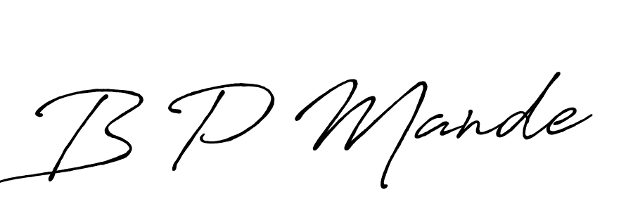 Once you've used our free online signature maker to create your best signature Antro_Vectra_Bolder style, it's time to enjoy all of the benefits that B P Mande name signing documents. B P Mande signature style 7 images and pictures png