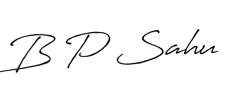 Also we have B P Sahu name is the best signature style. Create professional handwritten signature collection using Antro_Vectra_Bolder autograph style. B P Sahu signature style 7 images and pictures png