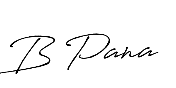 Use a signature maker to create a handwritten signature online. With this signature software, you can design (Antro_Vectra_Bolder) your own signature for name B Pana. B Pana signature style 7 images and pictures png