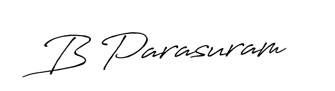 Design your own signature with our free online signature maker. With this signature software, you can create a handwritten (Antro_Vectra_Bolder) signature for name B Parasuram. B Parasuram signature style 7 images and pictures png