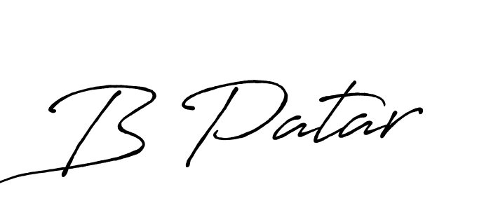 Also You can easily find your signature by using the search form. We will create B Patar name handwritten signature images for you free of cost using Antro_Vectra_Bolder sign style. B Patar signature style 7 images and pictures png