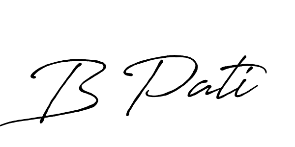 How to Draw B Pati signature style? Antro_Vectra_Bolder is a latest design signature styles for name B Pati. B Pati signature style 7 images and pictures png