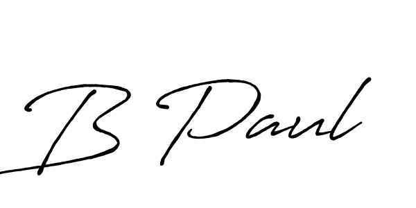 It looks lik you need a new signature style for name B Paul. Design unique handwritten (Antro_Vectra_Bolder) signature with our free signature maker in just a few clicks. B Paul signature style 7 images and pictures png