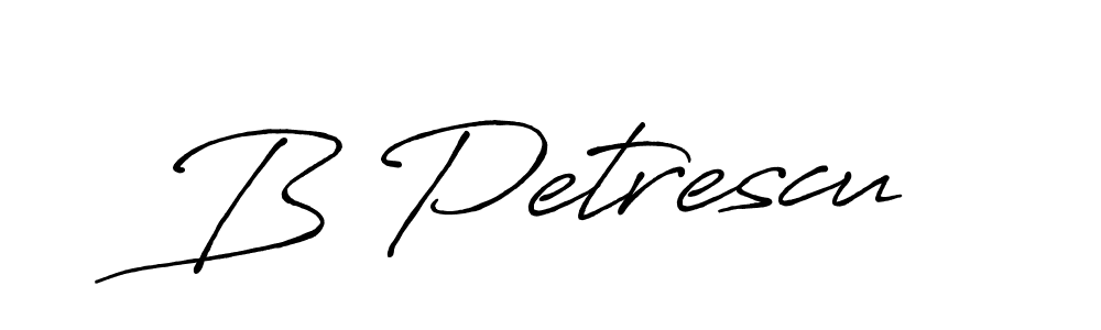 B Petrescu stylish signature style. Best Handwritten Sign (Antro_Vectra_Bolder) for my name. Handwritten Signature Collection Ideas for my name B Petrescu. B Petrescu signature style 7 images and pictures png