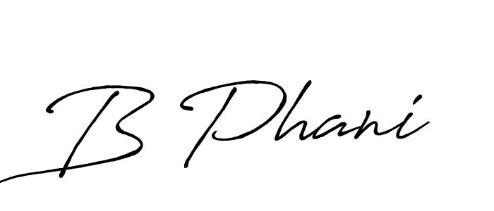 if you are searching for the best signature style for your name B Phani. so please give up your signature search. here we have designed multiple signature styles  using Antro_Vectra_Bolder. B Phani signature style 7 images and pictures png