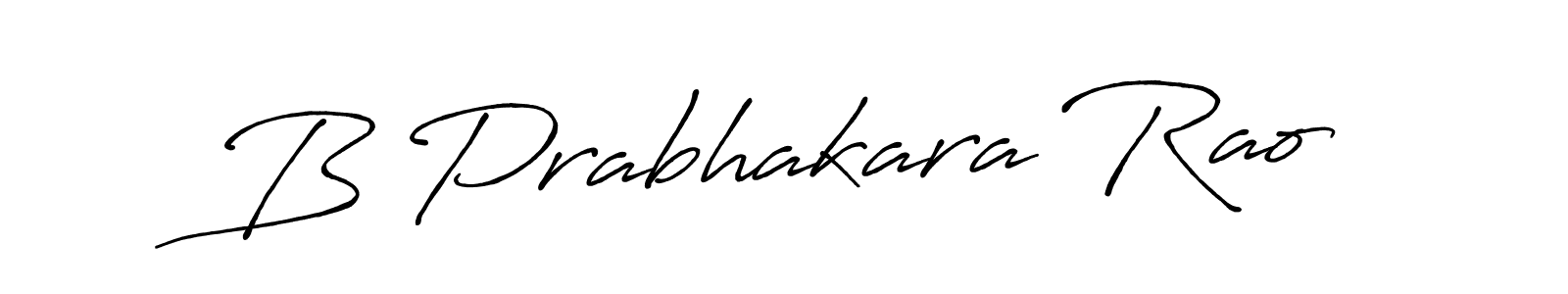 B Prabhakara Rao stylish signature style. Best Handwritten Sign (Antro_Vectra_Bolder) for my name. Handwritten Signature Collection Ideas for my name B Prabhakara Rao. B Prabhakara Rao signature style 7 images and pictures png