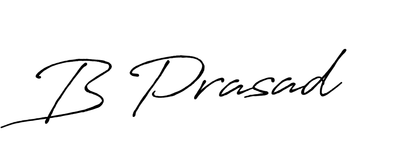 Also we have B Prasad name is the best signature style. Create professional handwritten signature collection using Antro_Vectra_Bolder autograph style. B Prasad signature style 7 images and pictures png