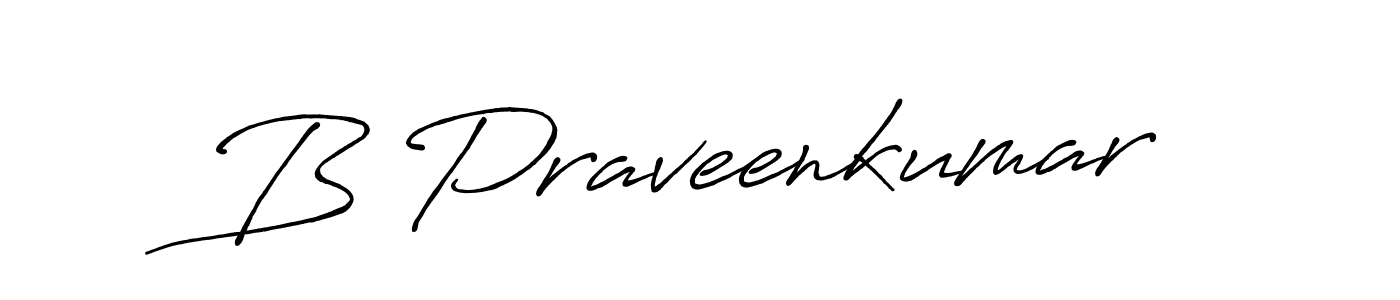 if you are searching for the best signature style for your name B Praveenkumar. so please give up your signature search. here we have designed multiple signature styles  using Antro_Vectra_Bolder. B Praveenkumar signature style 7 images and pictures png