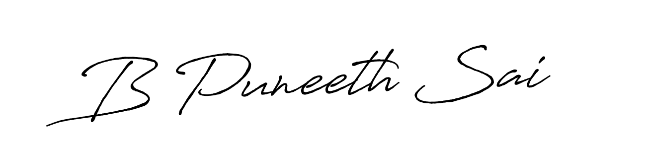 It looks lik you need a new signature style for name B Puneeth Sai. Design unique handwritten (Antro_Vectra_Bolder) signature with our free signature maker in just a few clicks. B Puneeth Sai signature style 7 images and pictures png