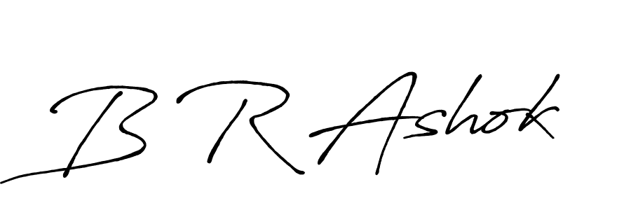 if you are searching for the best signature style for your name B R Ashok. so please give up your signature search. here we have designed multiple signature styles  using Antro_Vectra_Bolder. B R Ashok signature style 7 images and pictures png