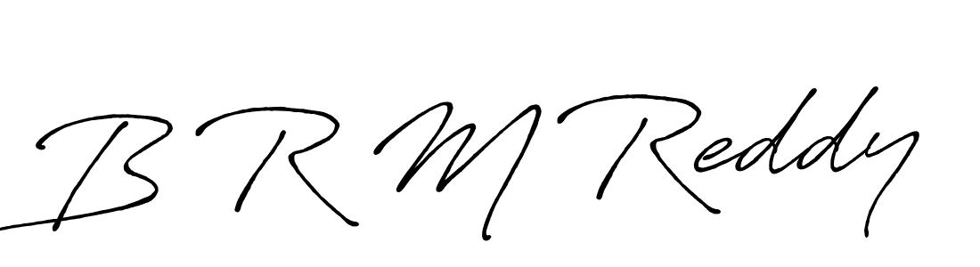 Also we have B R M Reddy name is the best signature style. Create professional handwritten signature collection using Antro_Vectra_Bolder autograph style. B R M Reddy signature style 7 images and pictures png